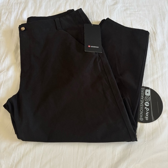 Lululemon Utilitech Carpenter Pant BLK Black Men's Size 38 - Picture 1 of 6
